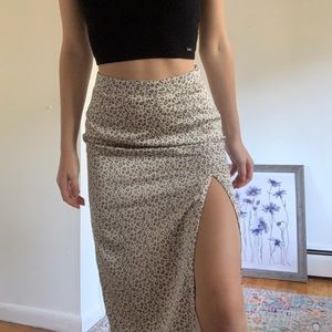 Abercrombie & Fitch Cheetah Skirt